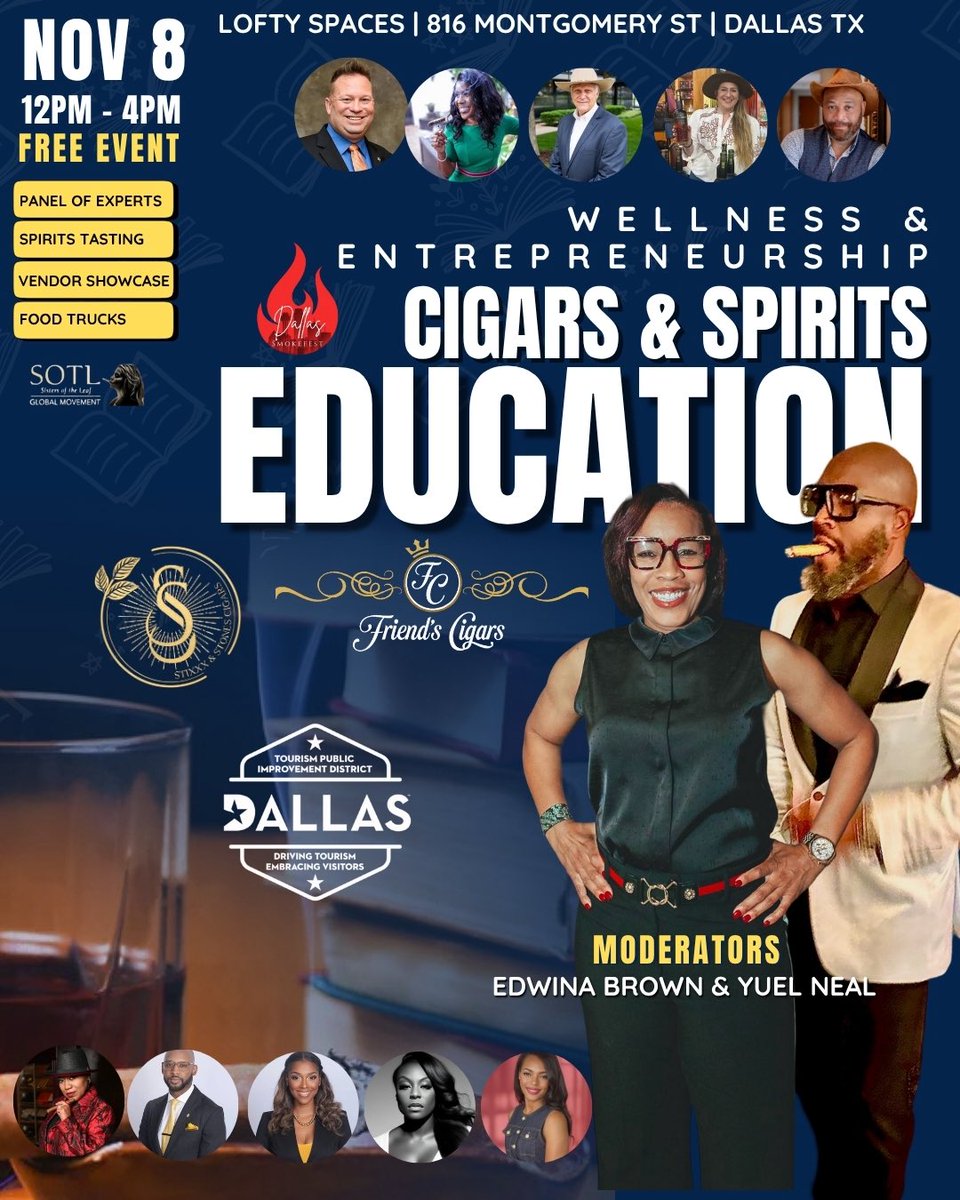 Coach_E_B's tweet photo. We’re walking heavy today 😃 Loaded Lineup and a Wealth of knowledge will be in the building 🤩 

FREE EVENT + SPIRIT TASTING + VENDORS + FOOD TRUCKS 🔥🚀🔥🚀 12p - 4pm

SEE YOU THERE 👏🏽👊🏽 https://t.co/Yj0qfpzjNL