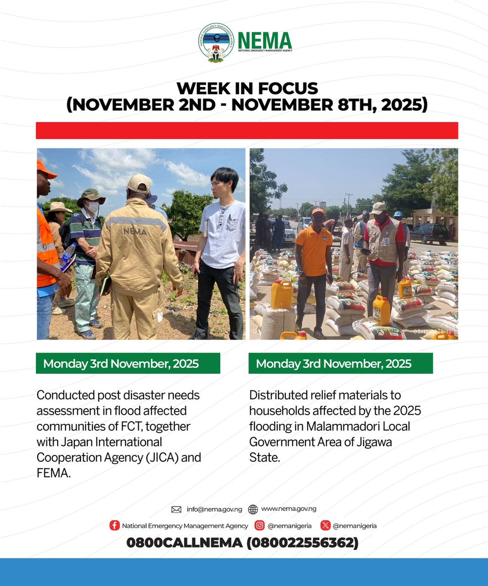 nemanigeria's tweet image. #NEMANigeria #WeekInFocus
