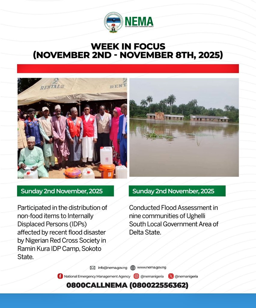 nemanigeria's tweet image. #NEMANigeria #WeekInFocus