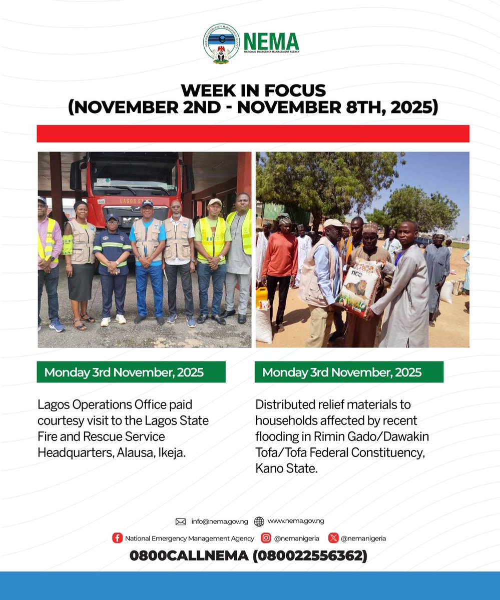 nemanigeria's tweet image. #NEMANigeria #WeekInFocus