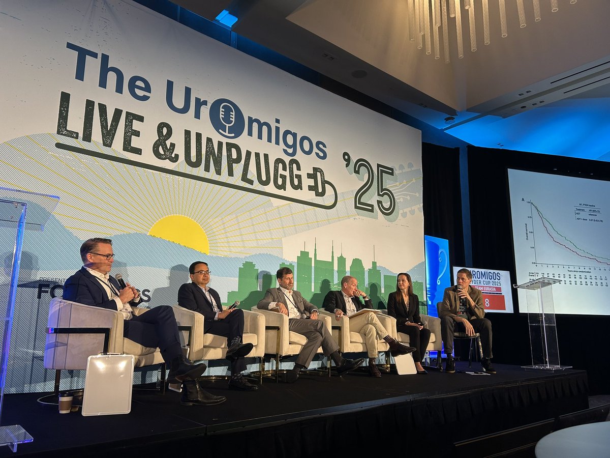 montypal's tweet image. Brilliant panel at #UromigosLive w an array of #ProstateCancer superstars, including my @cityofhope boss @TDorffOnc, @huntsmancancer program leader @neerajaiims, @ChrisSweens1, Morris &amp;amp; @charlesryanmd. @brian_rini doing an exceptional job navigating a complex discussion.…