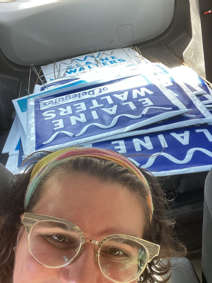 Thank you to everyone who displayed my signs! We are out in the 68th collecting them today 😁