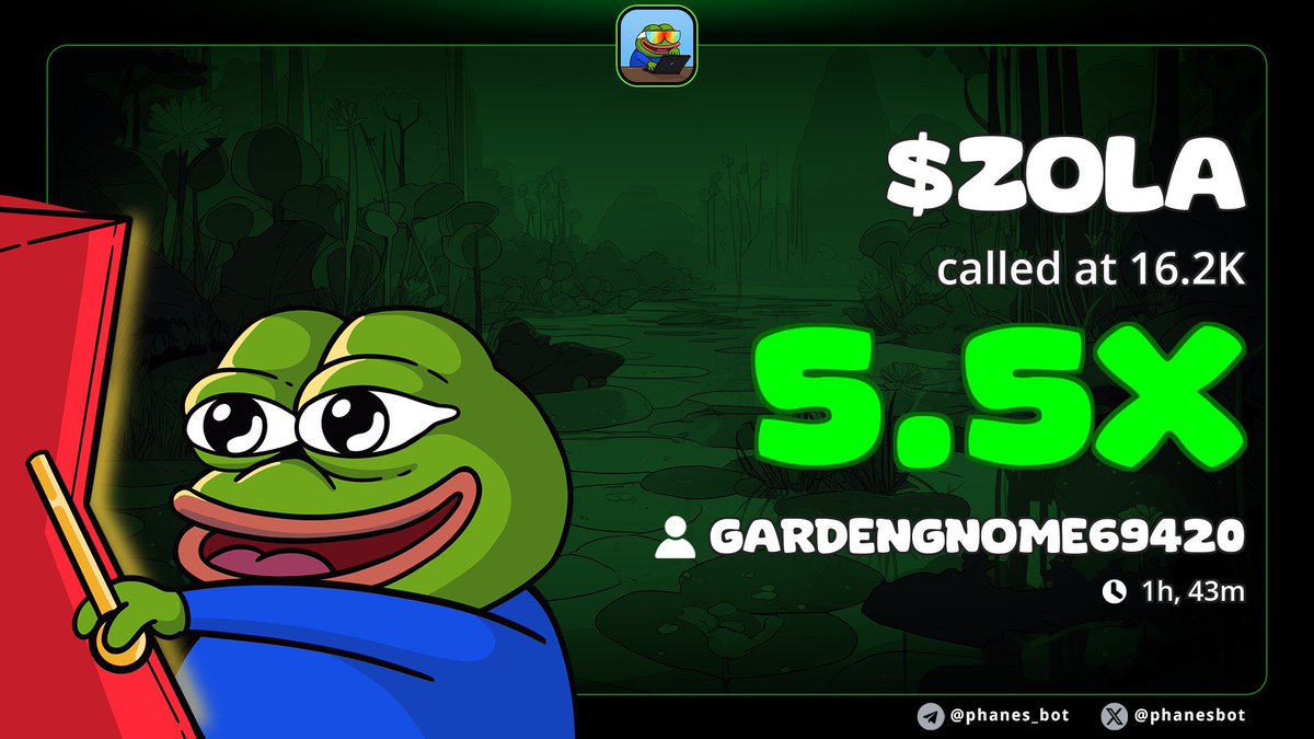 Good Weekend Cook 👨‍🍳 from the Top General Himself <a href="/seeyouinzion/">Father Gnomeo</a> if you ain’t following him you must be lost 🪖🔥🚀 $ZOLA