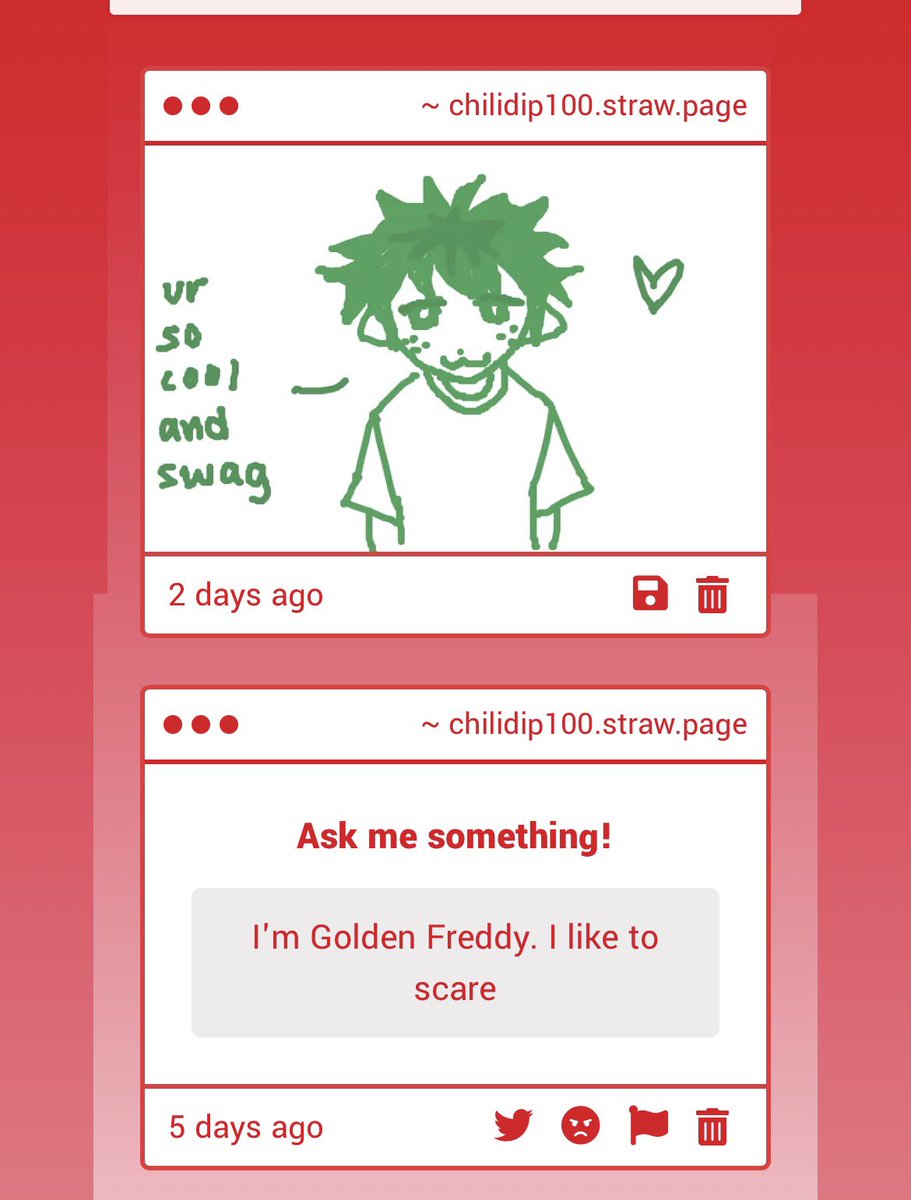 Aww Thankyoj Cuteifuk Izuku and Heklo golden freddy