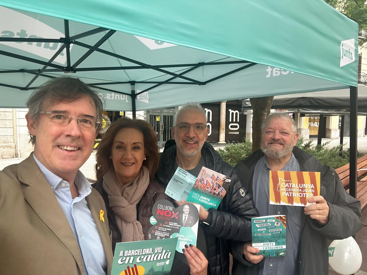 JuntsxcatGracia's tweet image. Avui  @juntsxcatgracia hem sortit al carrer,  per escoltar i conversar amb els veïns i veïnes i compartir idees.

Ens ha acompanyat el diputat i regidor de @junts_bcn @juntsxcatgraciai @josep_rius i la Presidenta del Districte de Gràcia @_VictoriaAlsina .

#Junts
#Gràcia