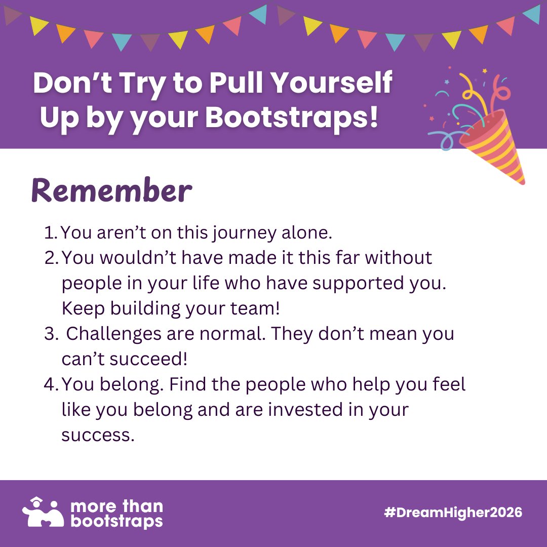 MBootstraps's tweet image. Today, we shine a spotlight on the resilience and ambition of first-generation college students. To all first-generation students, your journey inspires us, and you are not on this journey alone! Continue to #dreamhigher2026.

#firstgenerationcollegestudent #celebratefirstgen