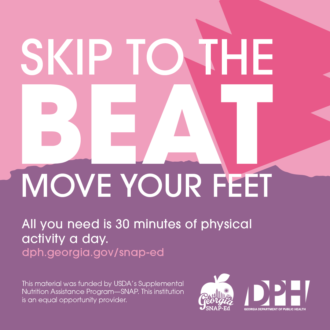 GaDPH's tweet image. Rise and shine! Embrace the day with a burst of energy and create unforgettable moments that will stay with you forever. Learn more at dph.georgia.gov/snap-ed #GetMoving