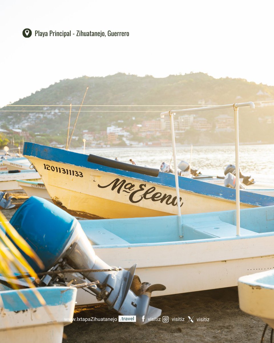 La Playa Principal de #IxtapaZihuatanejo es el punto de salida de los pescadores con sus lanchas.
Aquí se une el esfuerzo y la calidez de quienes hacen de este puerto un lugar lleno de vida y sabor. Ven a descubrir el corazón de Zihua. 💙

#VisitIZ #ThisIZit #Pescadores