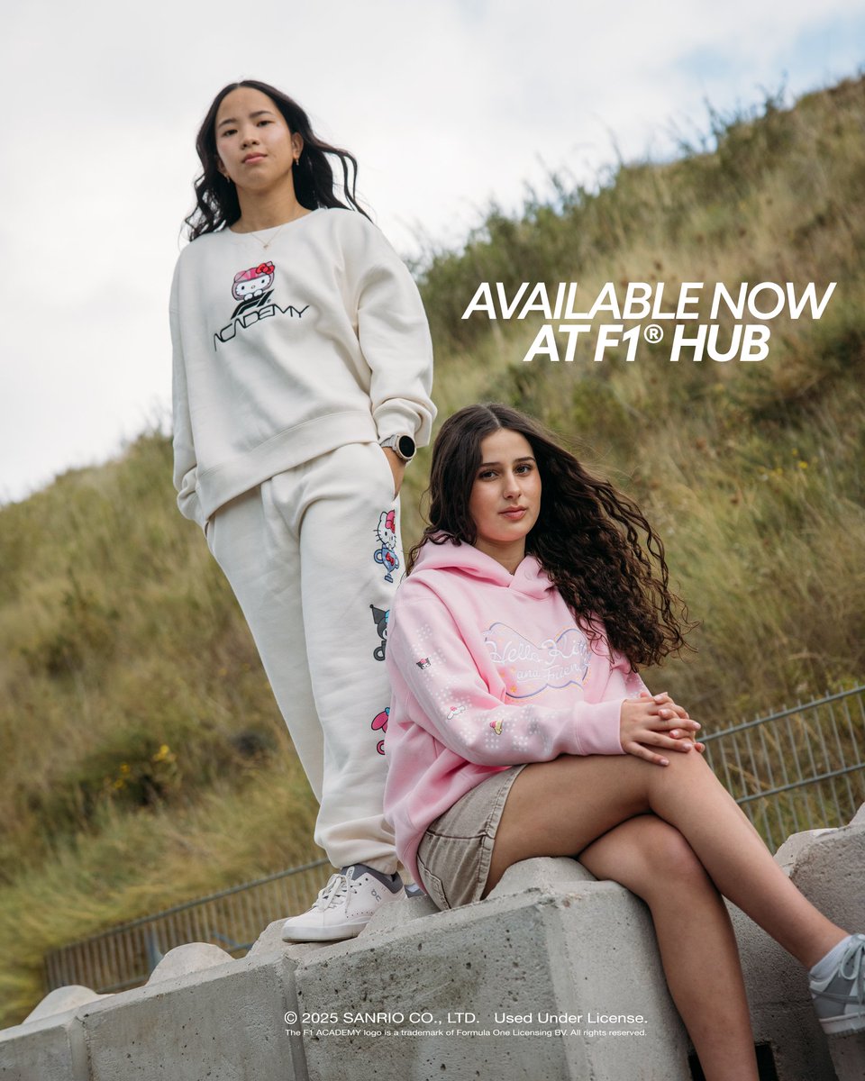 f1academy's tweet image. Our @hellokitty and Friends x F1 Academy collection is now available at the F1 HUB inside @venetianvegas. 💖  

Not in Las Vegas? No stress, keep an eye on @F1Store tomorrow to get your hands on the supercute collection online 🛍️ 

#F1Academy #HelloKitty
