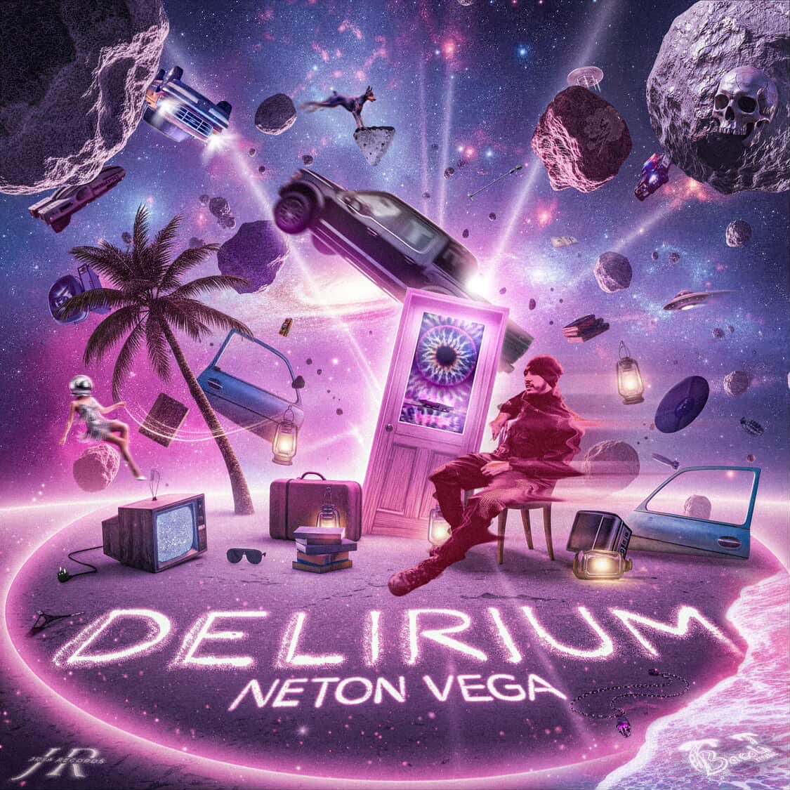 Portada oficial de “Delirium” el segundo álbum de estudio de Neton Vega que se estrenará el próximo 13 de Noviembre ☄️.