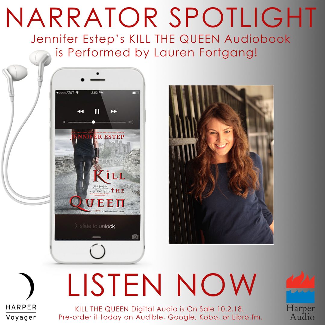Jennifer_Estep's tweet photo. KILL THE QUEEN audiobook — Narrated by Lauren Fortgang: 📕⚔️👑
@amazon: https://t.co/JTgz611iZO
@amazon CDs: https://t.co/8dwU6R9MnG
@audible_com: https://t.co/IW2WVhizpR
#audio #audiobook #audiobooks #romantasy #epicfantasy #fantasy #fantasybooks #books #KilltheQueen #book https://t.co/Lr4QwTFoPK