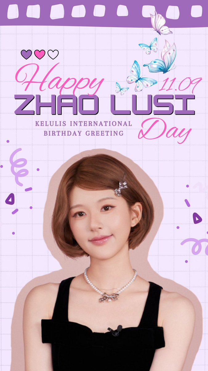 Happy 27th Birthday, #ZhaoLusi! 💖🎉

HAPPY ROSY DAY 
#ZhaoLusiShinesAt27

We love you endlessly and will always support you, no matter the distance, no matter the time. 🌏 Your smile, your strength, and your heart continue to inspire us every single day.

Thank you for being our