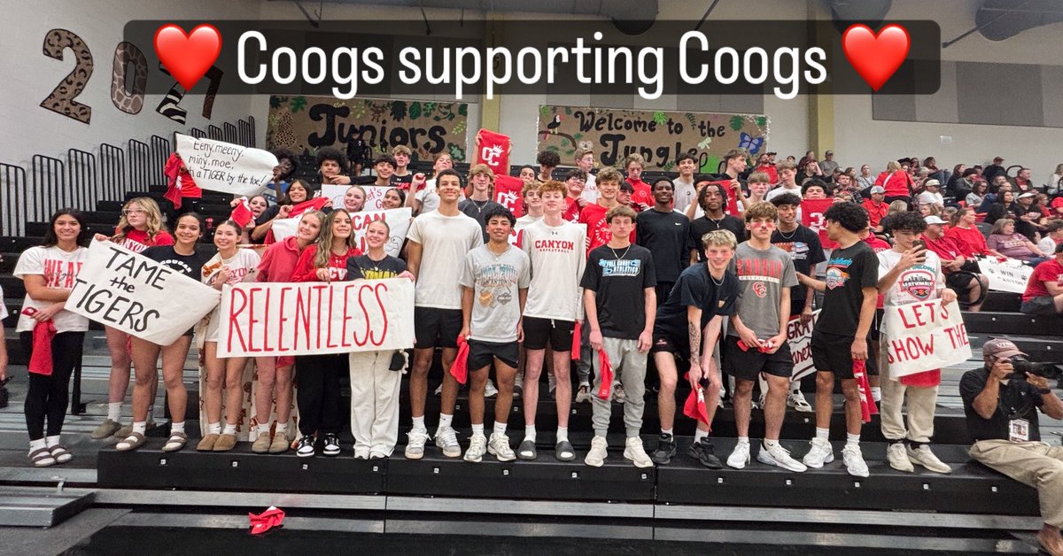 Talk about competing!   Hats off to our volleyball team for being RELENTLESS.    Fun group of girls to watch…..Inspiring for our boys to see.  Student section was in full effect 🔥🔥 <a href="/cisdnews/">Comal ISD</a> <a href="/canyonhscougars/">Canyon HS</a>