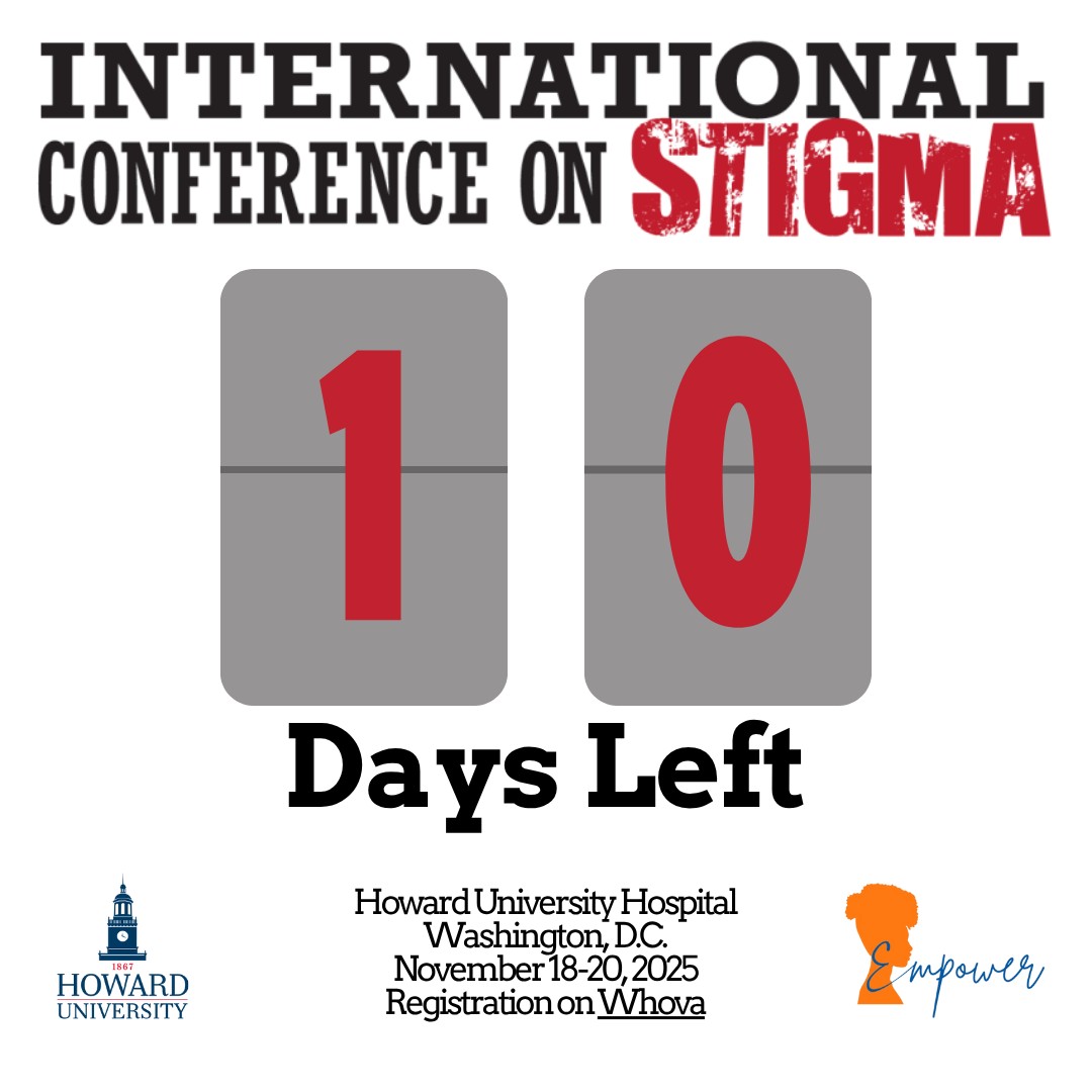 WhoCanYouTell's tweet image. 🗓️Ten more days until the International Conference on conference at #HowardU! Continue to be kind to others and spread positivity throughout the week. It&apos;s the perfect mindset to have when you come to the conference. #ICS2025 #HUStigmaProject #HUEmpowerProject