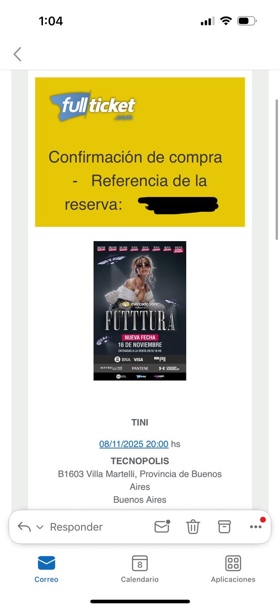 Abuuuuuss's tweet photo. Vendo entrada para Futttura hoy campo
Mas barata de lo que la compre 
Ya tengo el QR👇🏻 https://t.co/VGr5N8plXR