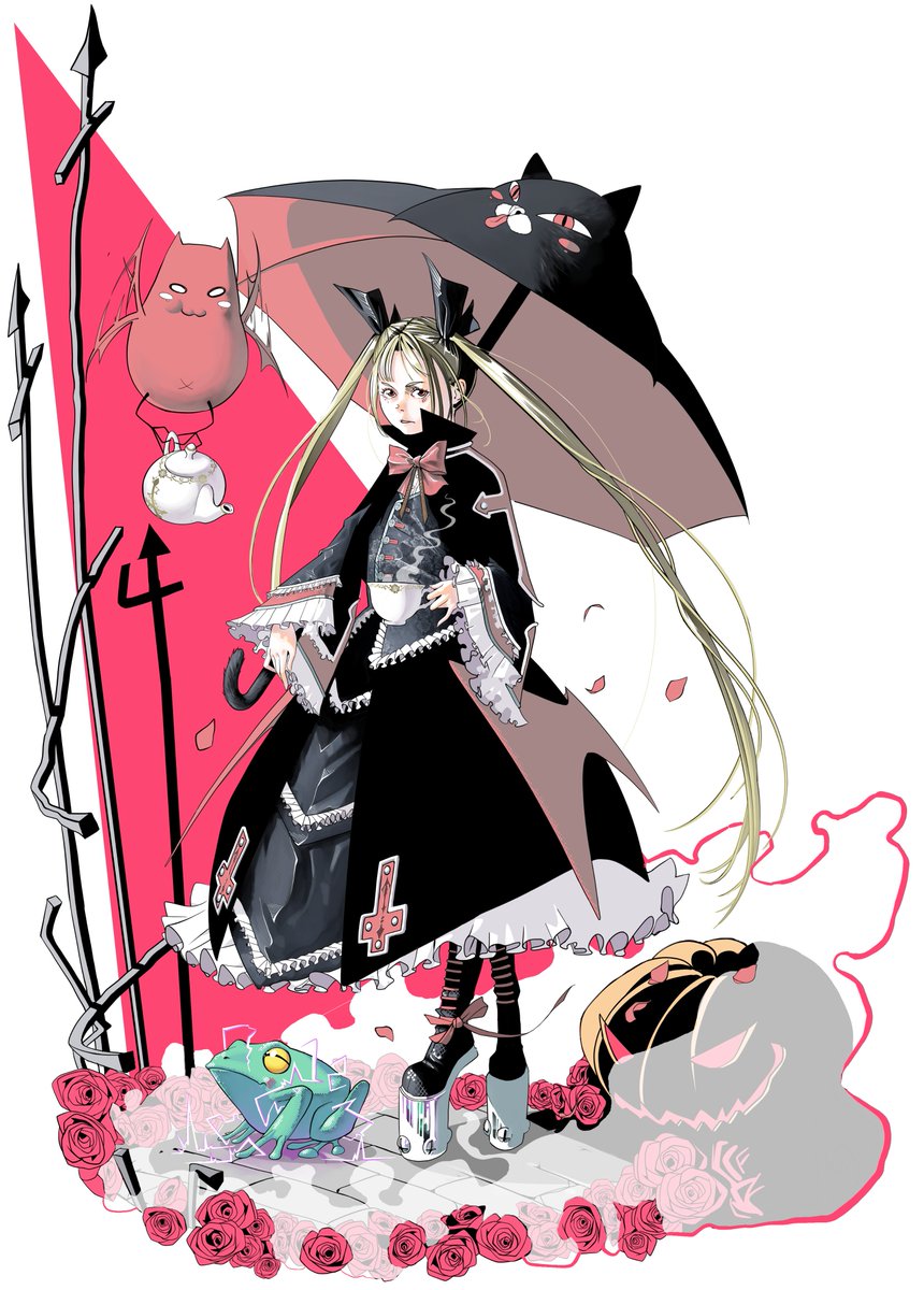#BLAZBLUE #レイチェル repost, fixed some details i rushed before. 🦇🌹