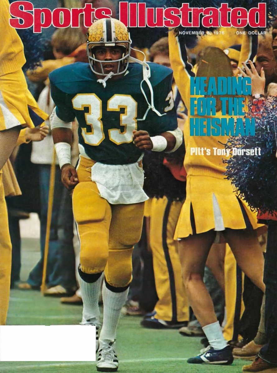 KevG163's tweet image. November 8, 1976

The cover of Sports Illustrated

"Heading for the Heisman"

#Pitt Panthers and future #Cowboys star running back Tony Dorsett