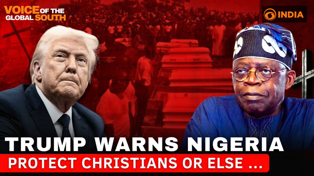 Trump threatens Nigeria with military action over ‘Christian killings’,  President Tinubu rebuffs U.S. claim

▶️ youtu.be/fdOu3QXmdkc