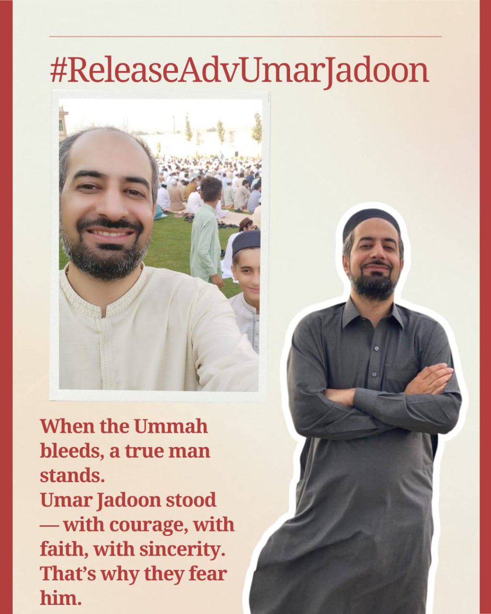 n_kbbb's tweet photo. #ReleaseAdvUmarJadoon https://t.co/CKxUk3kKUg