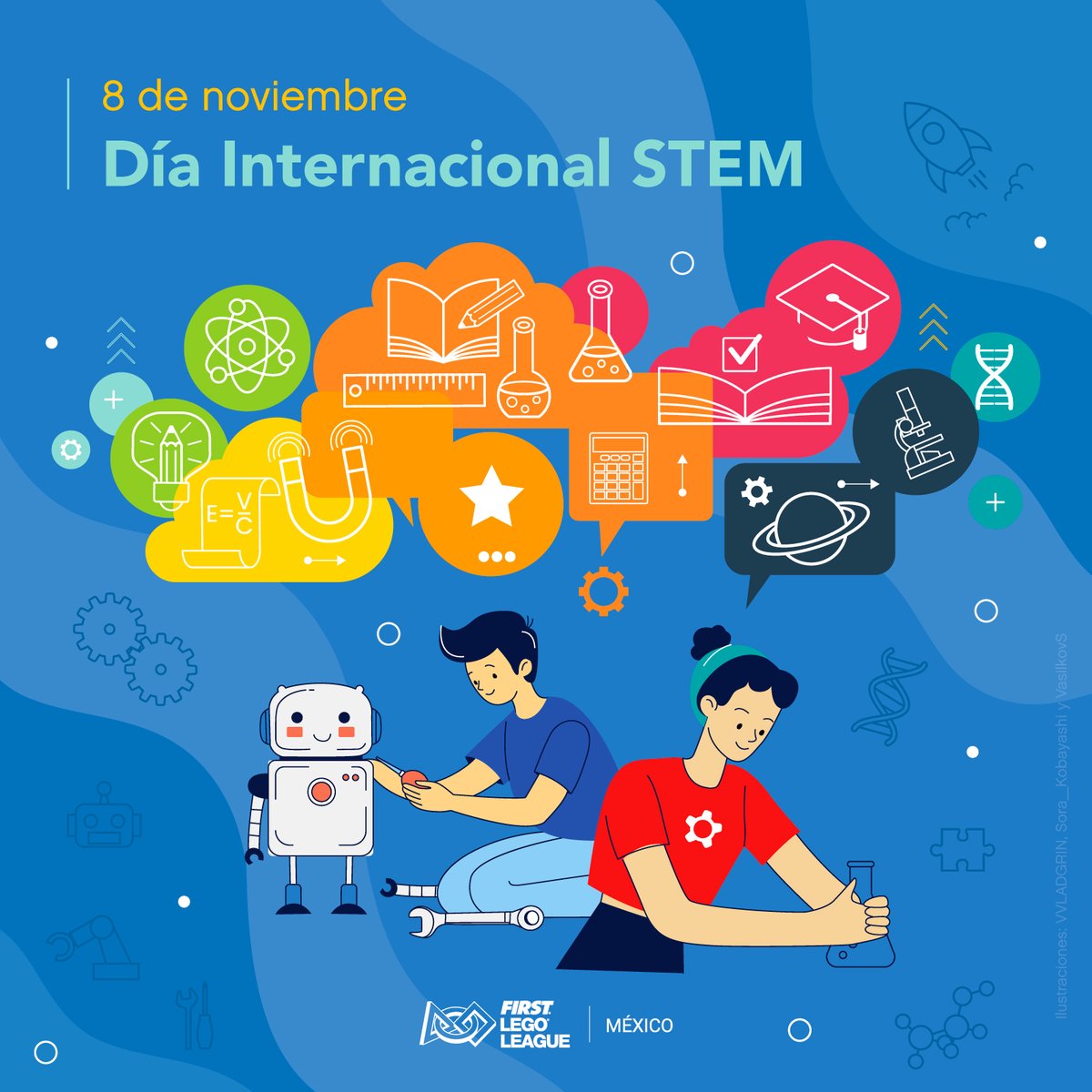 🌍💡 En el Día Internacional STEM, celebramos la curiosidad y la creatividad que impulsan cada descubrimiento.

En FIRST LEGO League niñas y niños exploran, crean e innovan con ciencia y tecnología. 🚀🔍

#FLLMéxico #STEM #EducaciónSTEM