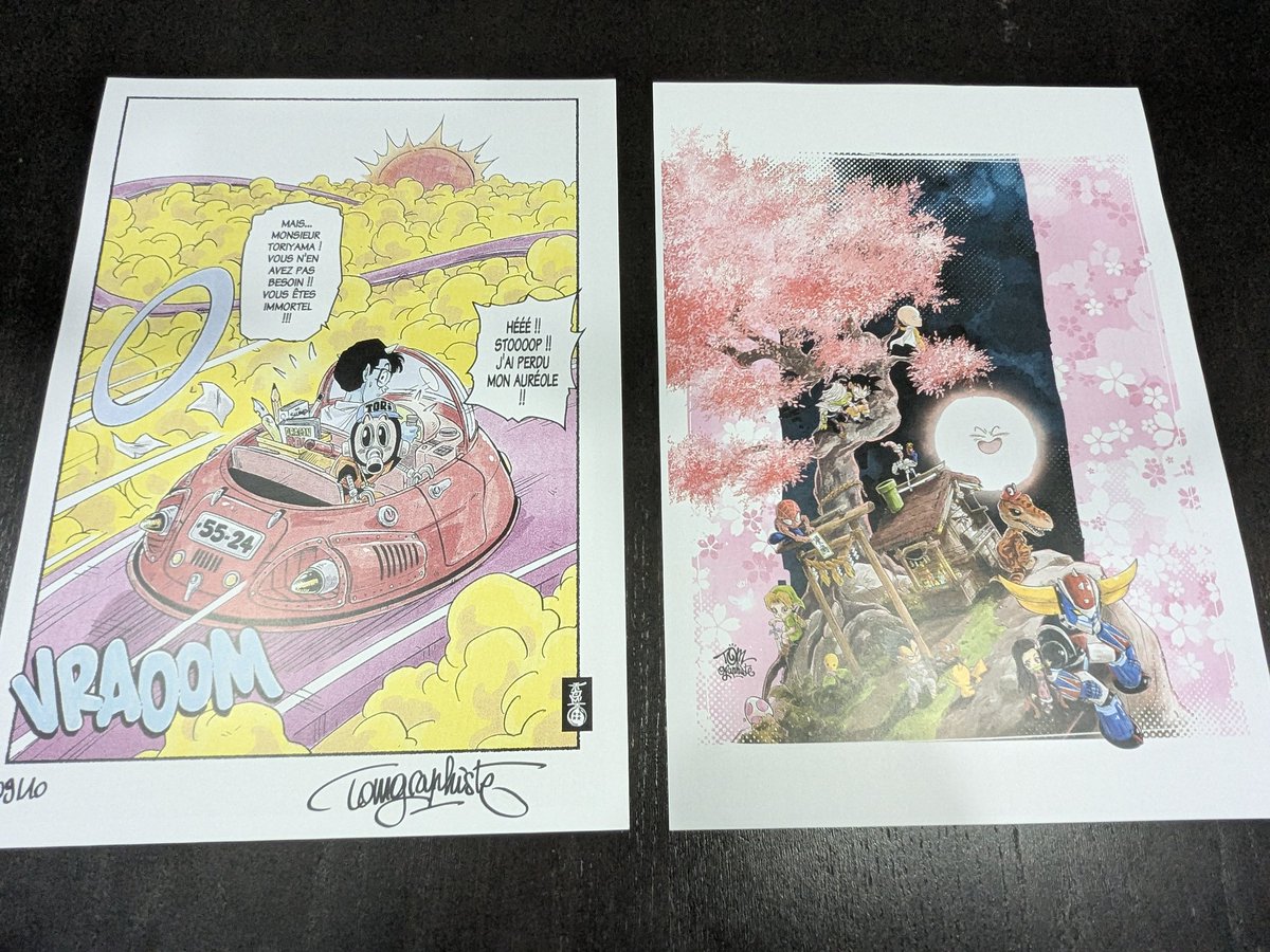 OssOraGenki's tweet image. Et pour finir cette belle journée, j&apos;ai enfin rencontré @TomGraphisteDBZ ! On a passé un super moment à discuter et je me suis fait plaisir avec ses magnifiques affiches ! Merci encore pour ta sympathie ! 👍