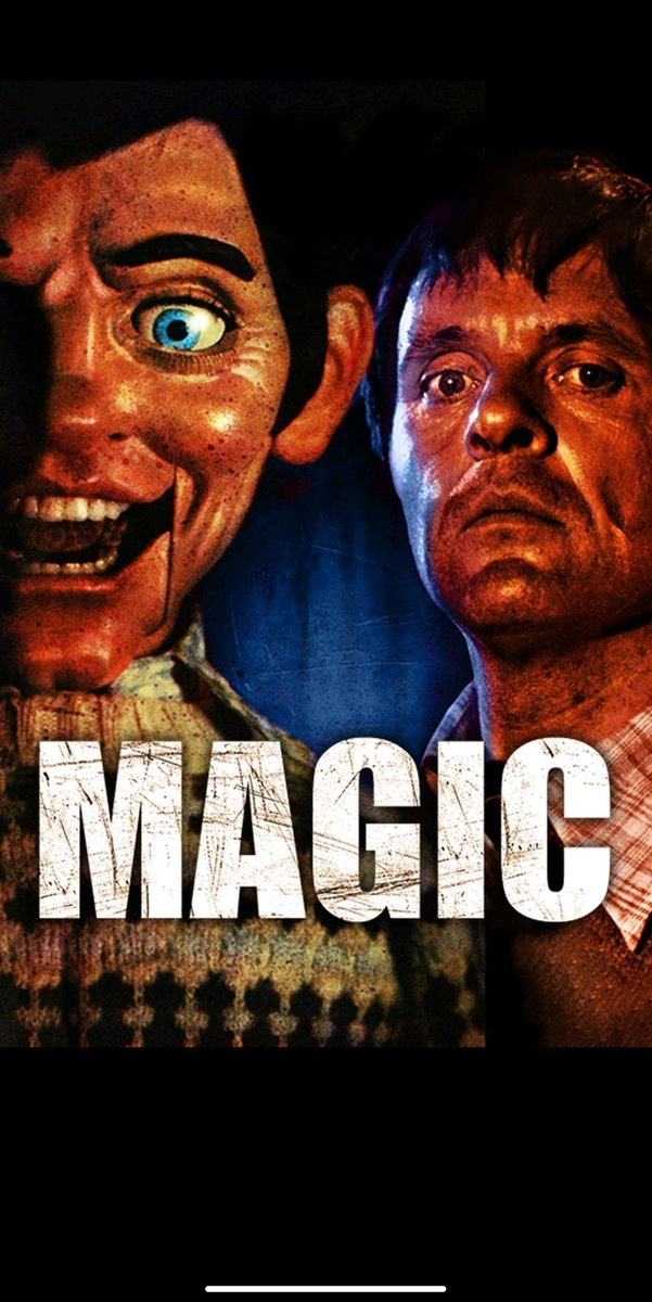 DanielRivasH's tweet photo. Día 24 - Muñecos

Magic [1978]
Anthony Hopkins es un ventilocuo medio loco.

Nivel de terror 1
No me gustó mucho.
2/5
#31pedacitosdeterror https://t.co/k18nkfup1N