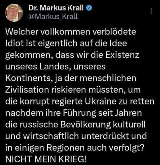 Besser kann man es nicht sagen. Danke, Herr Dr. Krall.