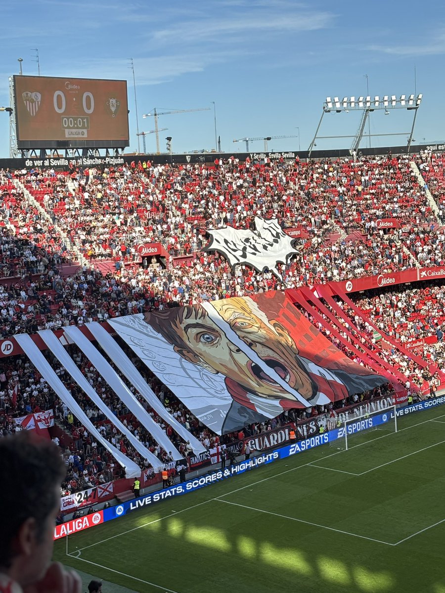 Orgullo_Nervion's tweet image. El impresionante tifo de Gol Norte para este #SevillaOsasuna 

#SevillaFC