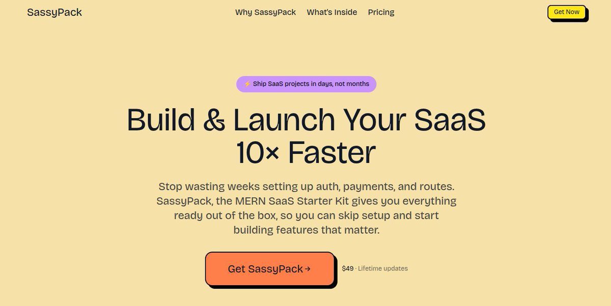 Every time I start a new project, I open SassyPack instead of “npx create-react-app.”