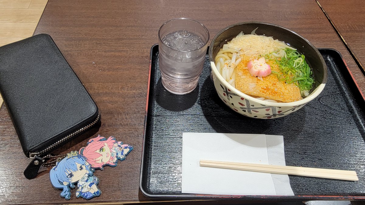 Ryu_Yudachi_7's tweet image. かーらーの〜( ˙꒳​˙  )
京風きつねうどん🦊
これを食べないと終わりを感じないのよねえ(　˙▿˙　)
 #健康生活