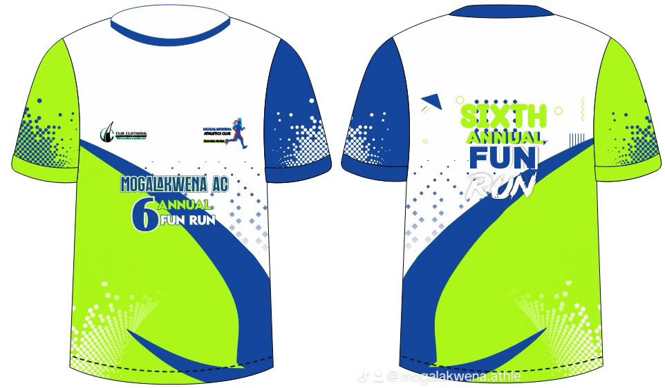mogalakwenaac's tweet photo. Mogalakwena AC 6th Annual Fun Run
29 December 2025
Rebone Stadium, Steiloop
6h00
5 km and 8 km

https://t.co/zIUncGpYVX

#FromHereWeRise #ReDikwena #IPaintedMyRun #RunningWithTumiSole  #TrapnLos https://t.co/H1lS1me0Gw