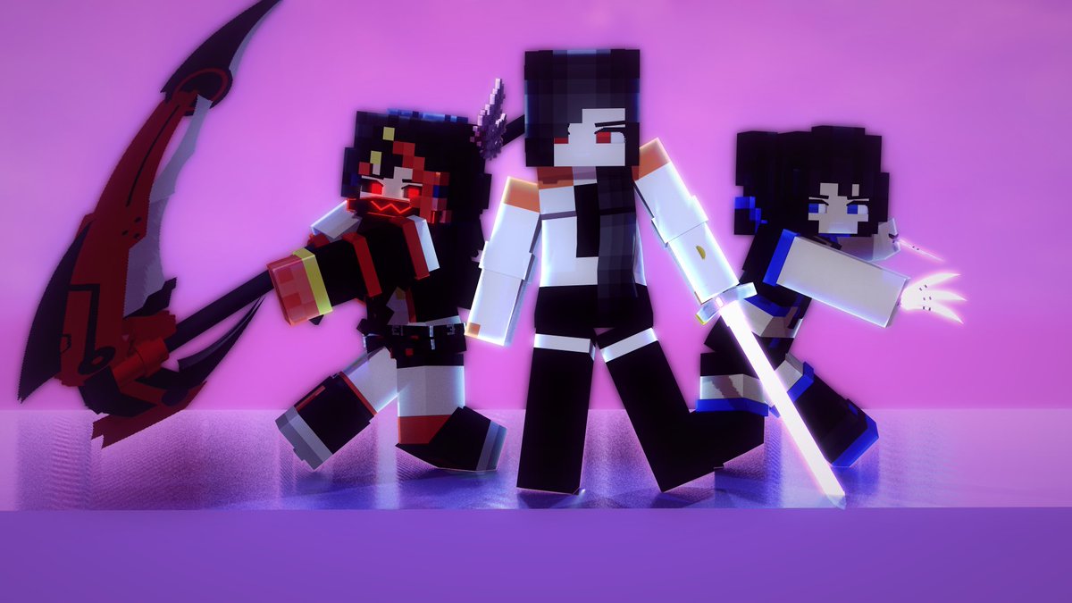 MaikoRayx11724's tweet photo. Rumi - @SFKCOMMUNIST 

Mira - me

Zoey - Kaccha
#Minecraft #KpopDemomHunters #reference https://t.co/EIBAS6QYAx
