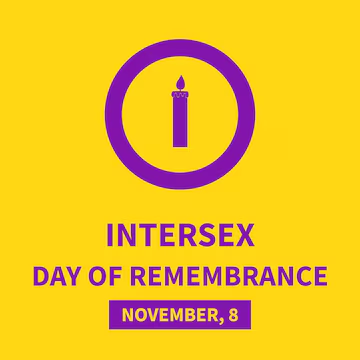 VoteForSeb's tweet image. Remembering and expressing solidarity with all intersex individuals today 🕯️