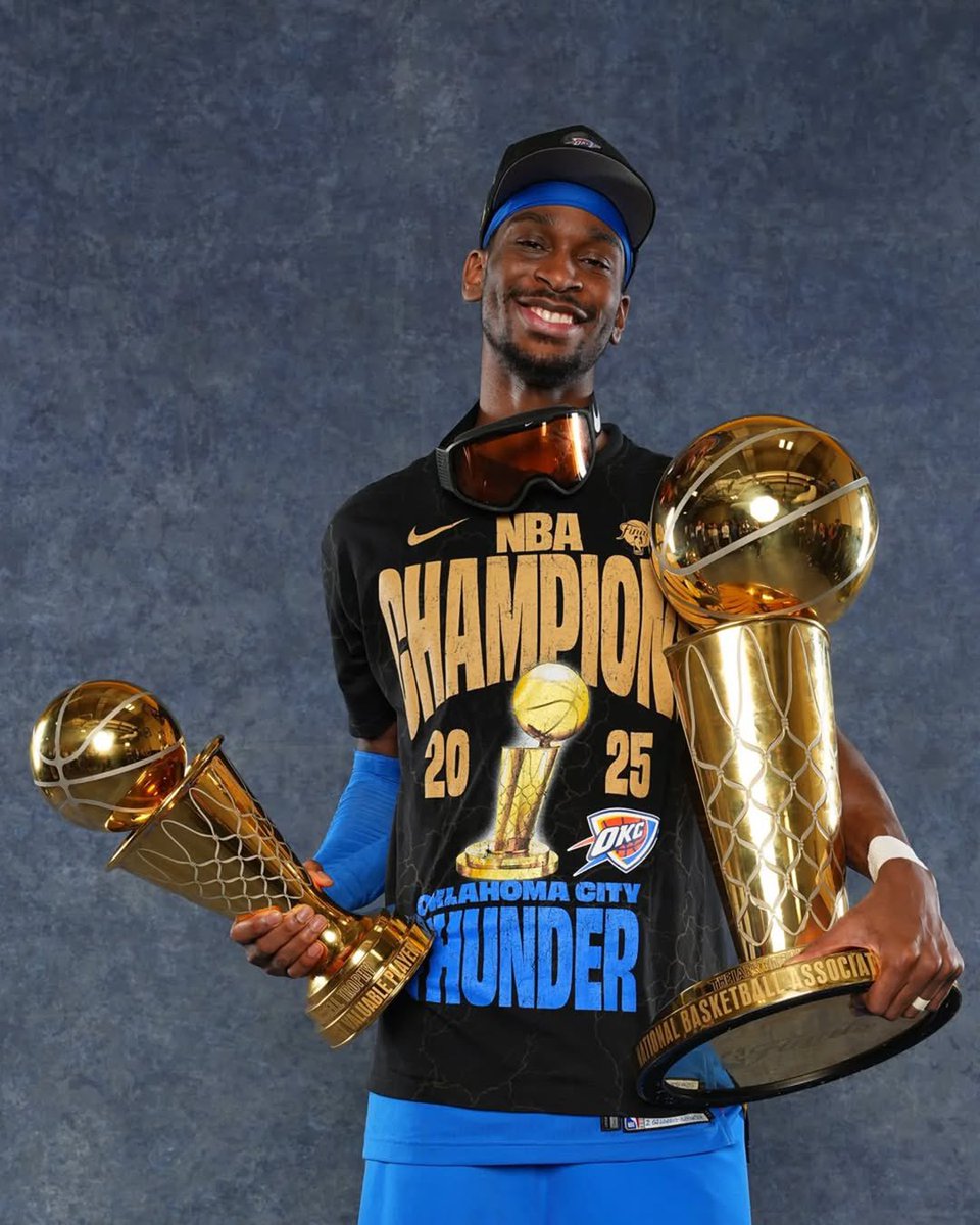 LegionHoops's tweet image. SGA says he wasn’t a fan of how the Thunder won the title:

“Honestly speaking, I didn’t like the way we won, if that makes sense… I didn’t think we won an NBA championship playing our best basketball… We were definitely more dominant in the regular season than the postseason……