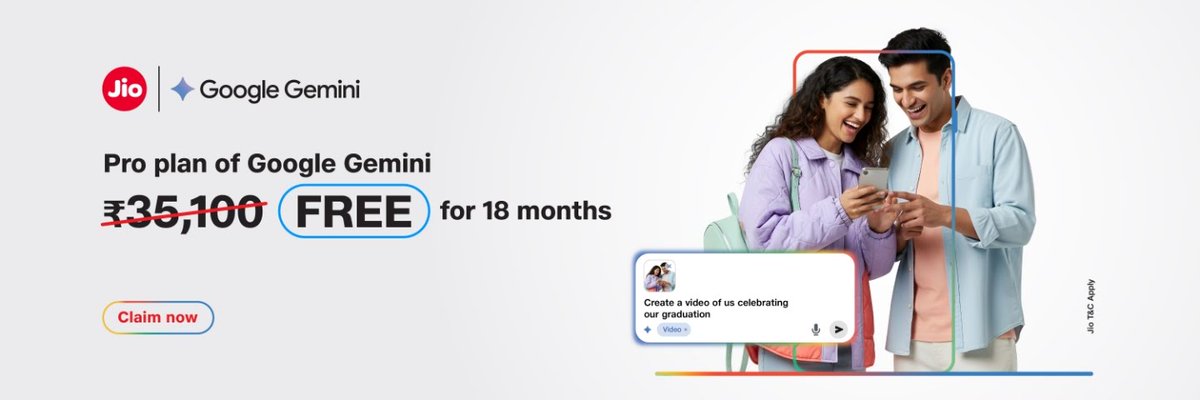 Perplexity, ChatGPT and Gemini Pro!
India's Free AI Party Continues
​The real price? Data. 
India is the biggest, best test-bed they could ask for to train these LLMs. It’s a genius move to collect a massive volume of data, not just a goodwill gesture.
​You’re the product. 🤫