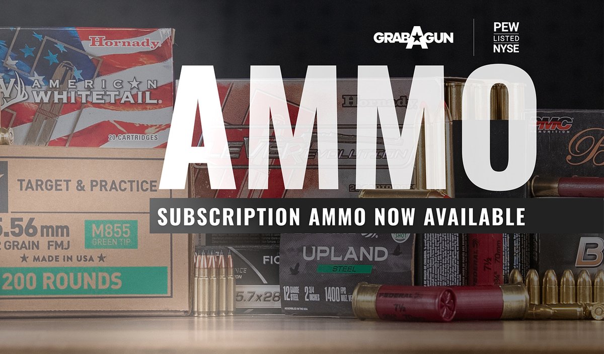 Need Ammo? Choose GrabAGun!

SHOOT &amp; SUBSCRIBE – AMMO REPLENISHMENT &amp; SAVINGS

Join Shoot &amp; Subscribe! Members get exclusive discounts on eligible ammo — prices lower than standard one-time purchases. Whether you shoot weekly or monthly, your savings grow over time. It’s a