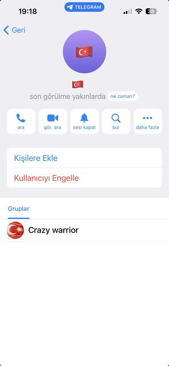 Arkadaşlar merhabalar benim adıma açılmış Telegramda sahte bir hesap bulunmakta ,  anladığım kadarıyla para falan talep ediyorlar , 
 aklın yolu bir benim Profilimdeki kullanıcı adına bastığıızda mesaj bana gelmiyorsa böyle bir şeye  düşmemeniz gerekiyor 

Ve anladığım kadarıyla