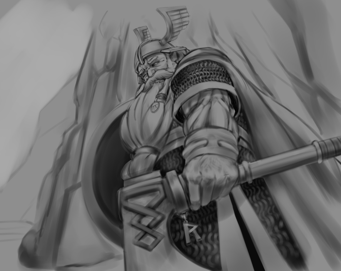 Couldn't get this image that inexplicably popped up in my head out. So draw it I shall.