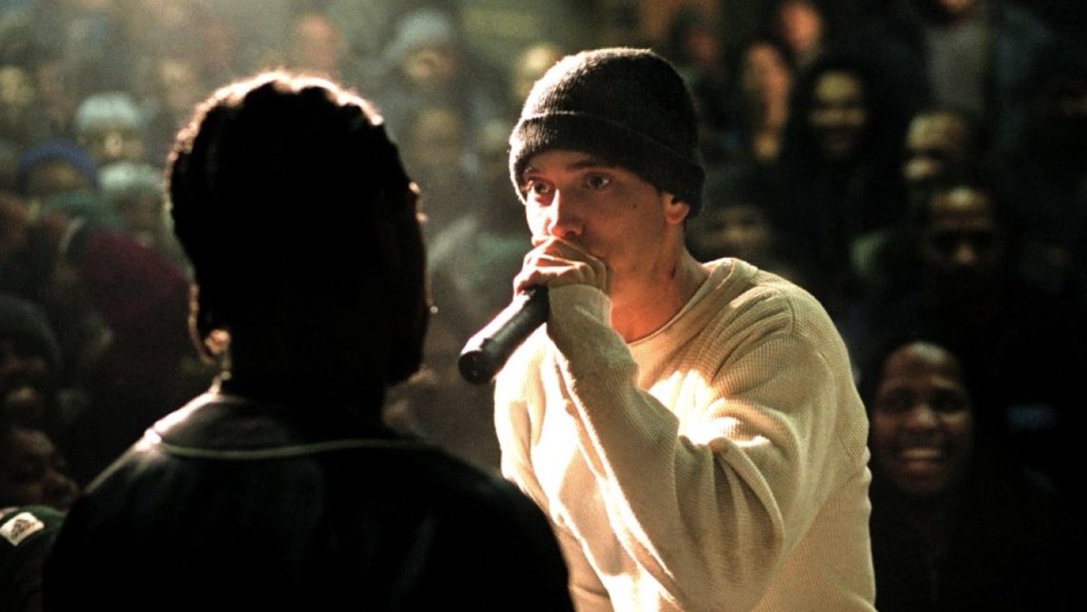 Rap's tweet image. Eminem's movie '8 Mile' released 23 years ago today‼️🎬