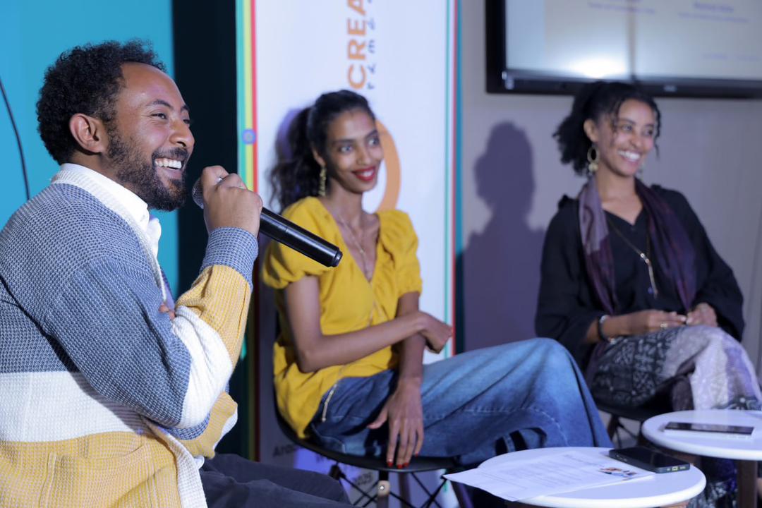 iceaddis's tweet photo. Yesterday’s Fashion Fridays session brought together creative minds, industry enthusiasts, and aspiring designers for an engaging conversation on Ethiopian Fashion for International Markets.
With insightful discussions led by Mastewal Alemu (Mastewal Alemu Brand) and Melat Terefe (DolMel Brand), we explored the opportunities and challenges within the global fashion landscape — from market access and storytelling to collaboration and brand positioning.
Attendees left inspired, armed with practical pointers on how Ethiopian fashion can stand out and thrive internationally.
A huge thank you to everyone who joined us and contributed to such a lively, thoughtful exchange. 
If you missed it  don’t worry! Make sure to catch the next Fashion Fridays session for more inspiring conversations and valuable connections.
#FashionFridays #CreativeDNAEthiopia #CreativeHubEthiopia #EastAfricaArts #BritishCouncil #BCArtsSSA #AfricanFashion #GlobalStyle