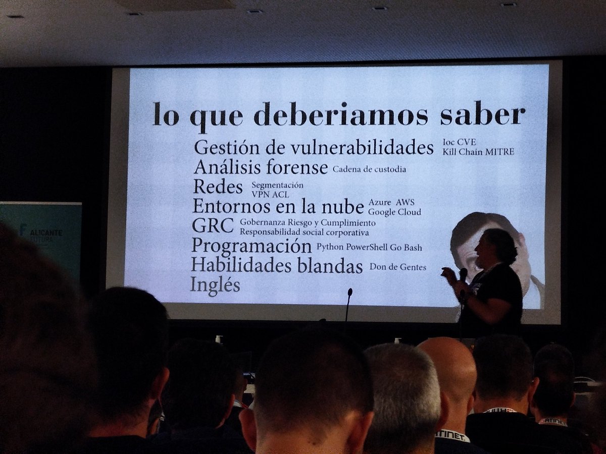 Esta mañana aprendiendo un poquito de #ciberseguridad en <a href="/bitupalicante/">BitUp Alicante Ciberseguridad</a> #BitUP25