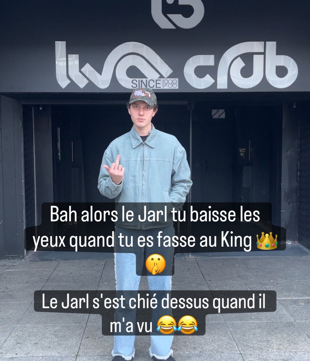 Alors tu te chie dessus <a href="/le_jarl/">Le Jarl</a> ? 😂😂😂
Sérieusement tu t'es enfuis quand tu as croisé mon regard ahah, ça sera pour une prochaine fois on dirait. 🤣😌