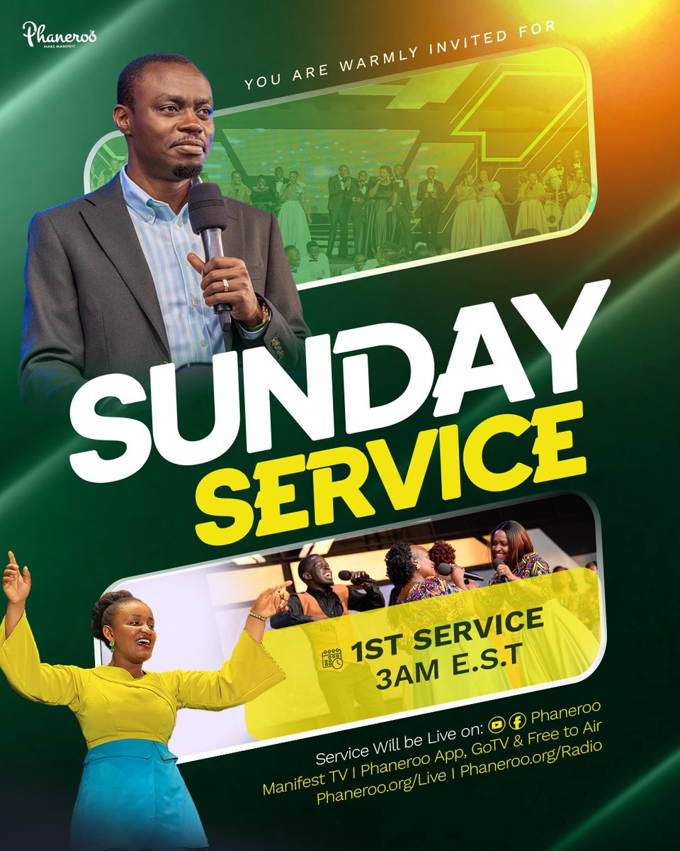 PhanerooGlobal's tweet photo. Phaneroo Sunday Service 368 expounded on walking in Christ. Through His death and resurrection, our old man was crucified, and we now walk in the newness of life. In this reality, we choose to know nothing except Christ and all He accomplished for us at the cross, to the glory of His Kingdom. Hallelujah!

Please join us this Sunday, 9th November 2025 for #PhanerooSundayService 369

You are blessed.