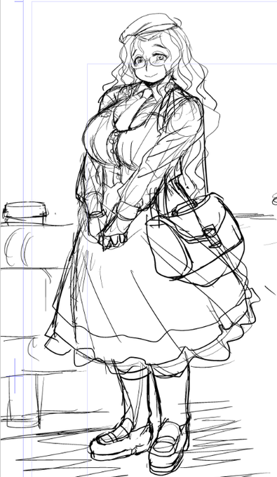 ぽっちゃりさんやや細め あとスカートはふくらはぎまであって欲しい 