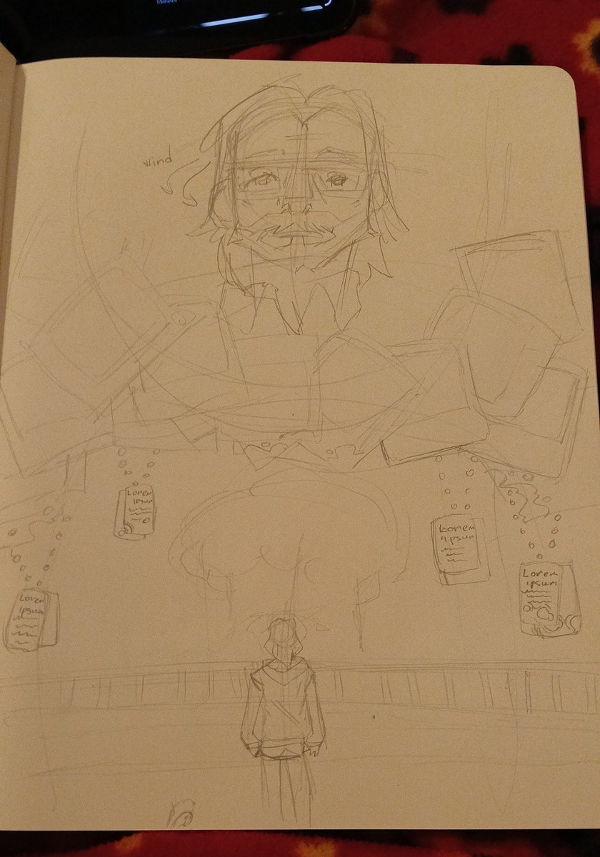 _uraniumgreen's tweet photo. This sketch has the same energy as those badly photoshopped pics your elderly aunt sends you every sunday https://t.co/Si8j5OhpAE