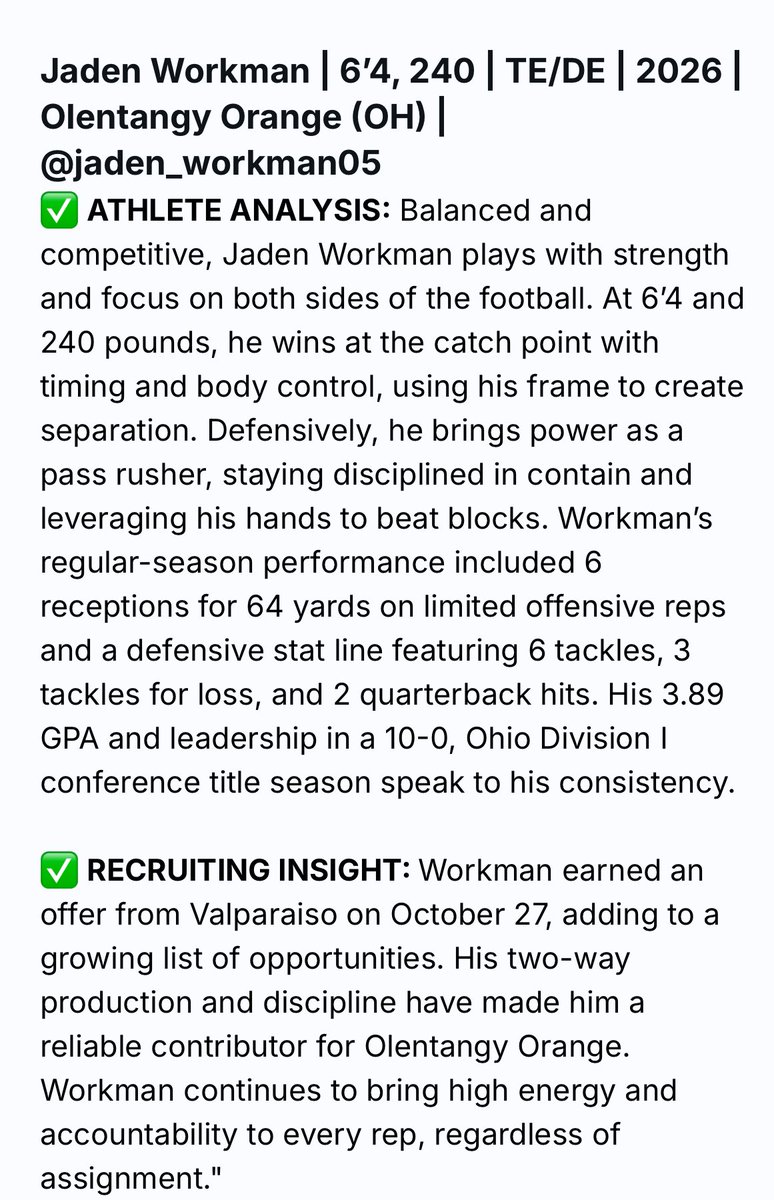 Thanks for the write up! <a href="/wes_schroeder/">Wes Schroeder</a> <a href="/CoachRoth30/">Bobby Roth</a> <a href="/CoachBorlik/">Tate Borlik</a> <a href="/CoachBFord__/">Bj Ford</a>