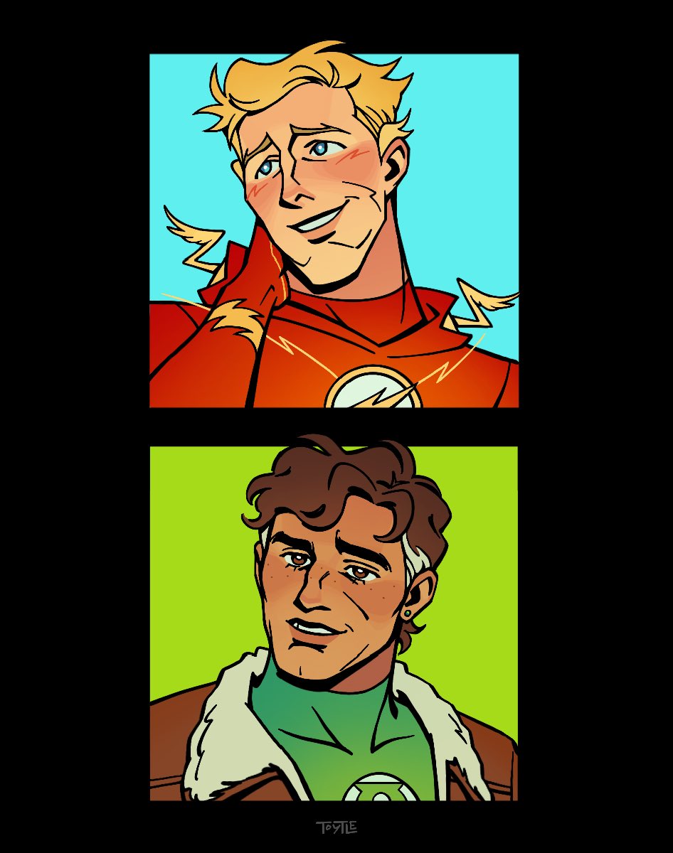 t0ytle's tweet image. two halves of the whole that make up my brain ⚡️✈️
#barryallen #haljordan
