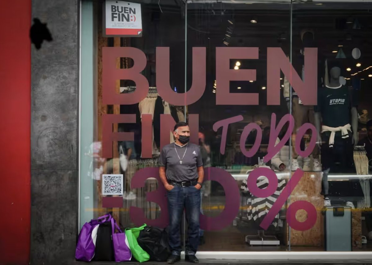 🛍️💰¿Cuáles son las razones de los mexicanos para no comprar en el Buen Fin 2025? De acuerdo con <a href="/PlanningQuant/">Planning Quant</a>, éstas son las más comunes:

💸"Porque la economía de mi hogar no me lo permite": 32% 
🙁"No tengo/falta de dinero": 28%
💳"Tengo otros gastos/prioridades": 23%

Lista