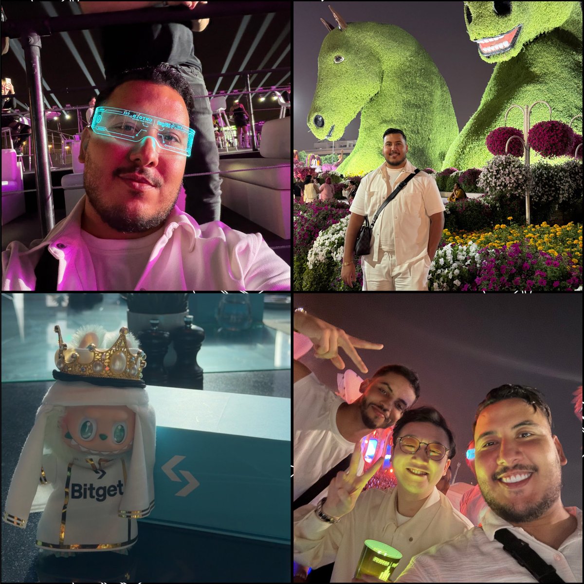 nasscryptoads's tweet photo. 📍 Day 2 – @BitgetMENA Gathering: UNTOLD Dubai 🚤🌆

Starting the day with a good breakfast and some free time to explore this amazing city 🌞
Then to the Miracle Garden of DUBAI it was 🔥
And another day in … UNTOLD Dubai Festival 🎶 It’s going to be fantastic !

#Bitget  #UNTOLDDubai #DubaiExperience #CryptoCommunity #BNZ #BitgetGathering