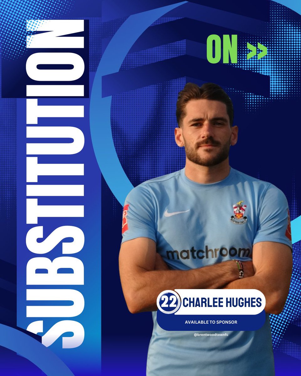 BrentwoodTownFC's tweet image. 60’ - Double change for the Blues.

3-0 | #OneBrentwoodTown 🩵🧡